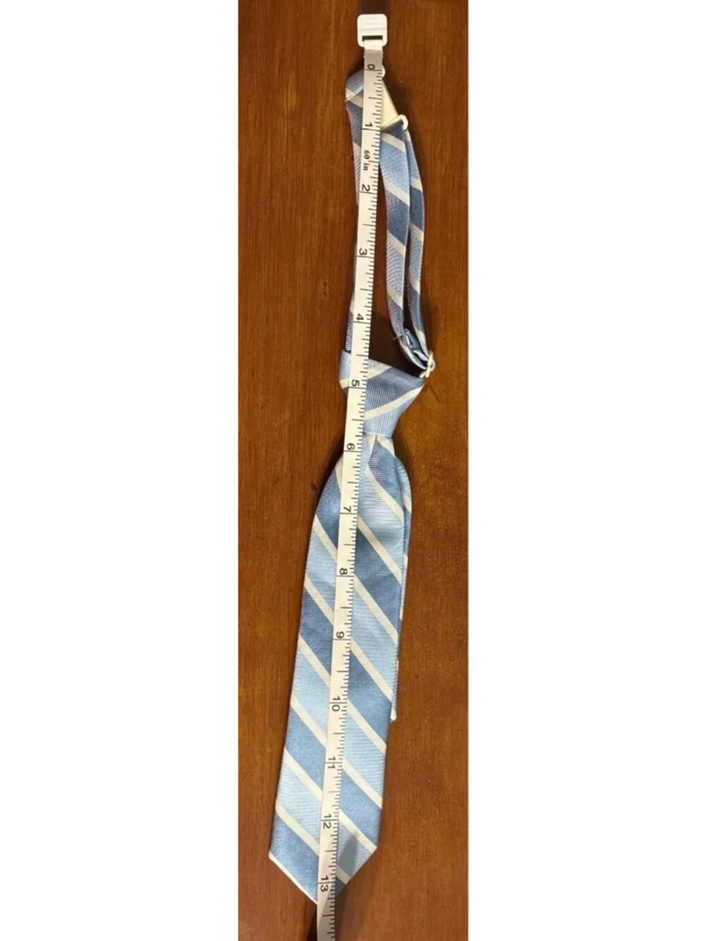 Boys The Childrens Place Infant Adjustable Blue & White Striped Tie 6-18 Mo Wed